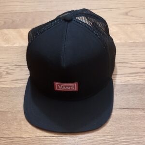 Vans Classic Black Trucker Hat NEW